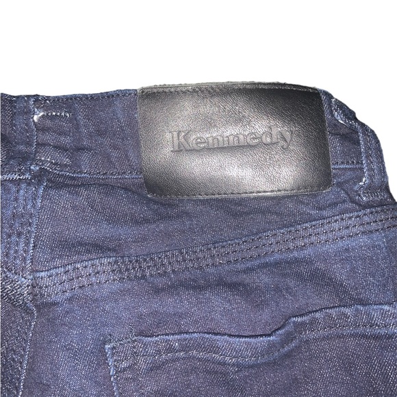 Men’s Kennedy Dark Wash Skinny Jeans - Picture 4 of 8